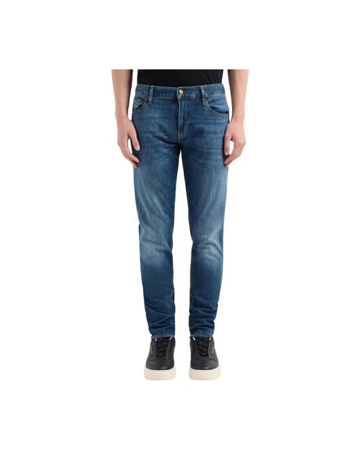 ARMANI EXCHANGE Blue Slim Fit Jeans for men