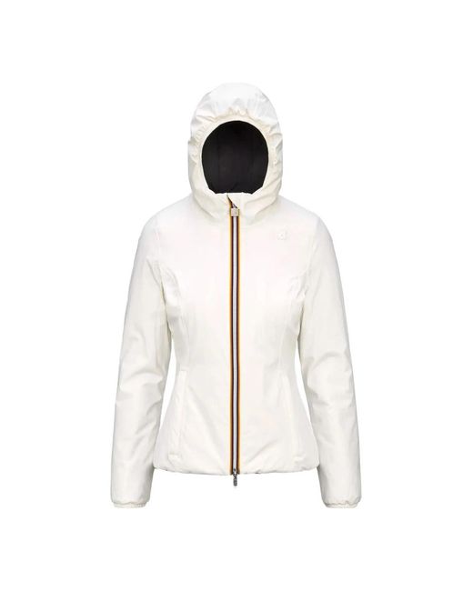 K-Way White Light Jackets