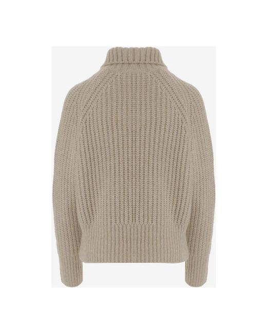 Allude Gray Cashmere Knitwear