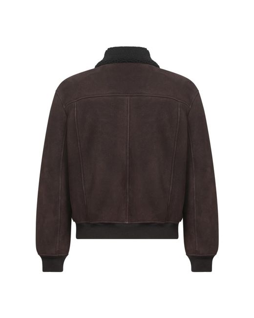 Tagliatore Brown Leather Jackets for men