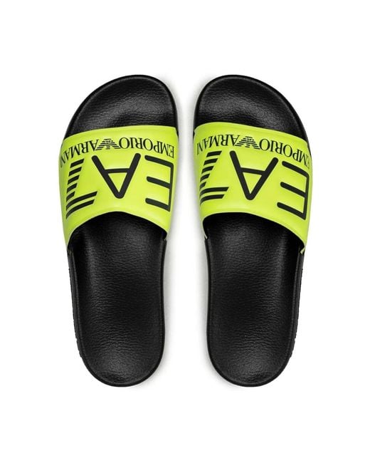 Sliders di EA7 in Yellow da Uomo