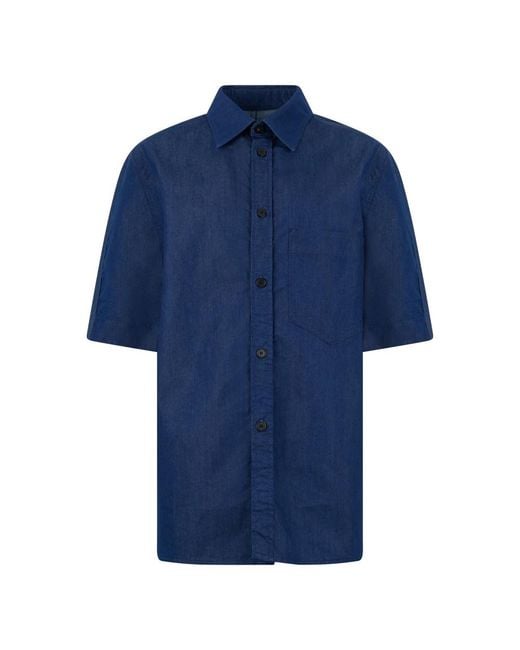 Givenchy Blue Denim Shirts for men