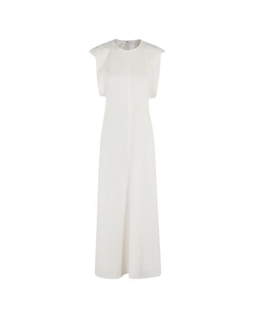 Victoria Beckham White Maxi Dresses
