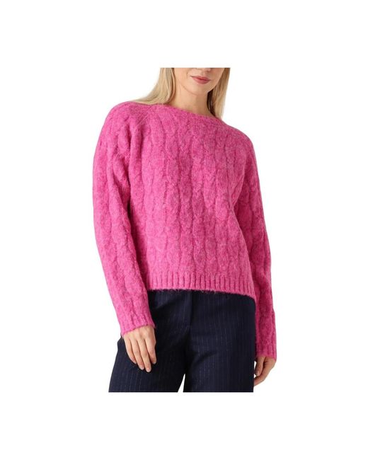 Ydence Pink Strickpullover Fiene