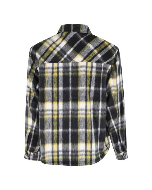 Represent Textured Overshirt Jacket in het Green voor heren
