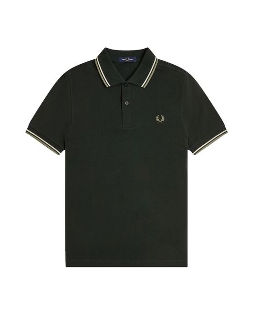 Fred Perry Black Polo Shirts for men