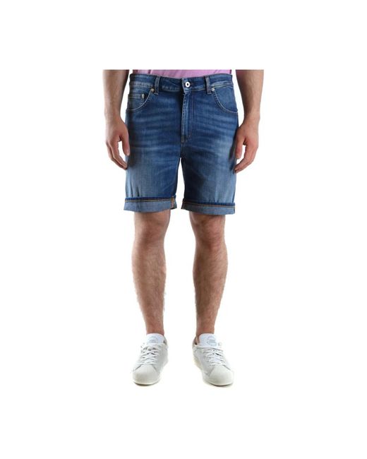 Dondup Blue Denim Shorts for men