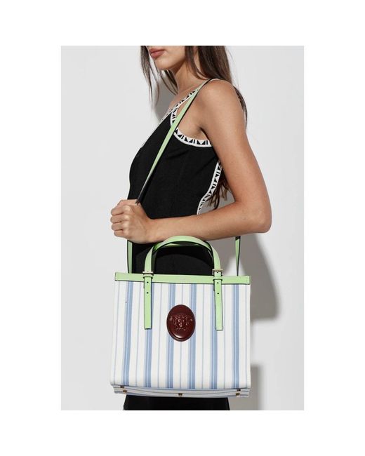 Handbags di Versace in Blue