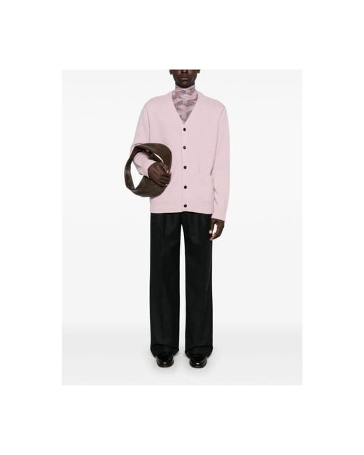 Dries Van Noten Black Straight Trousers for men