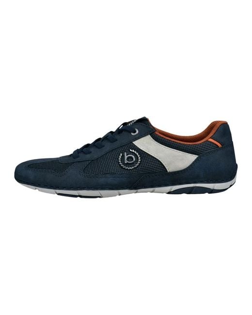 Bugatti Lage Sneaker in het Blue voor heren