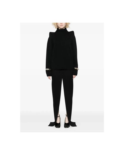 Rick Owens Broeken ,Zwart ,Zwarte Rok Gesneden Stijl in het Black