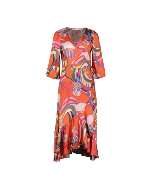 Midi Dresses Stenstroms de color Red