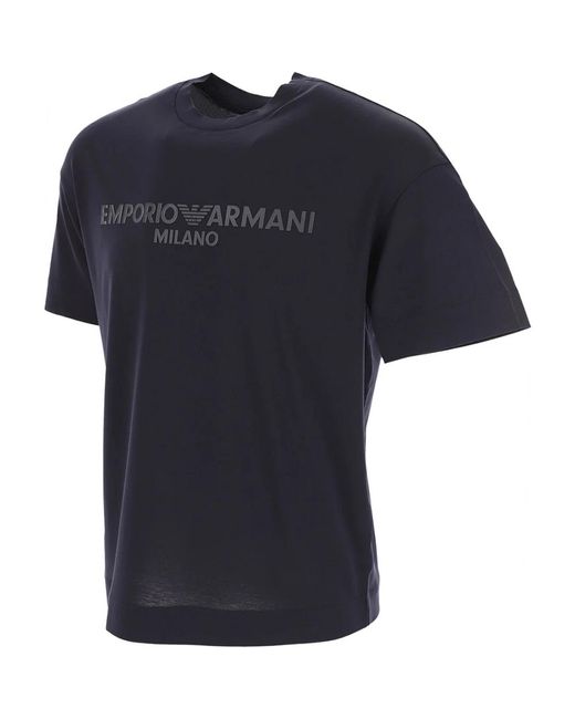 Emporio Armani Blue T-Shirts for men