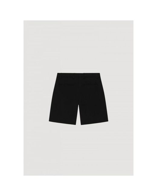 Les Deux Como Reg Solid Shorts in het Black voor heren