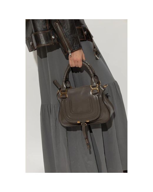 Chloé Black Handtasche marcie doppelt klein