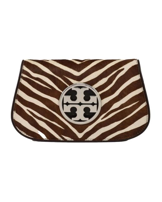 Clutches di Tory Burch in Brown