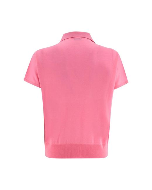 Kiton Pink Polo Shirts