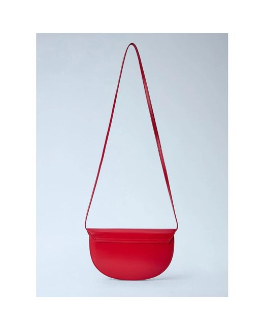 Jil Sander Red Cross Body Bags