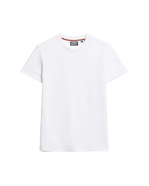 Superdry T-Shirts in het White voor heren