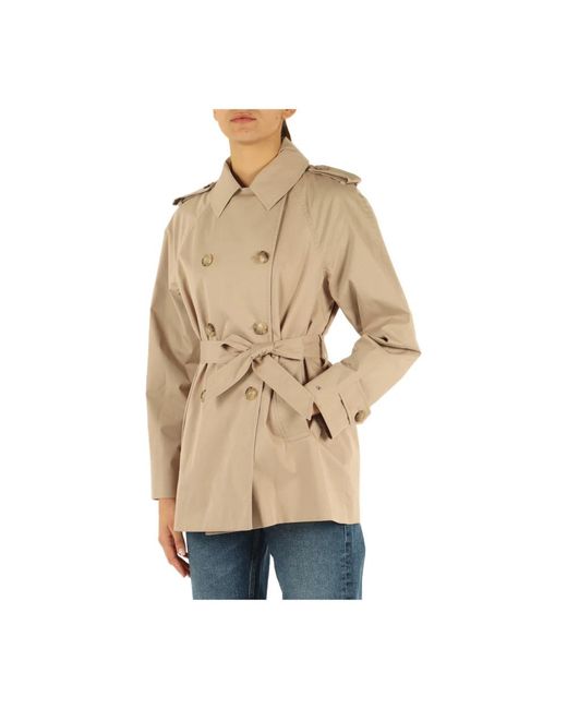 Tommy Hilfiger Natural Trench Coats