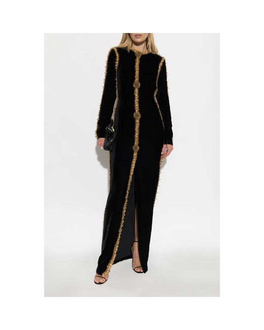 Gowns Balmain de color Black