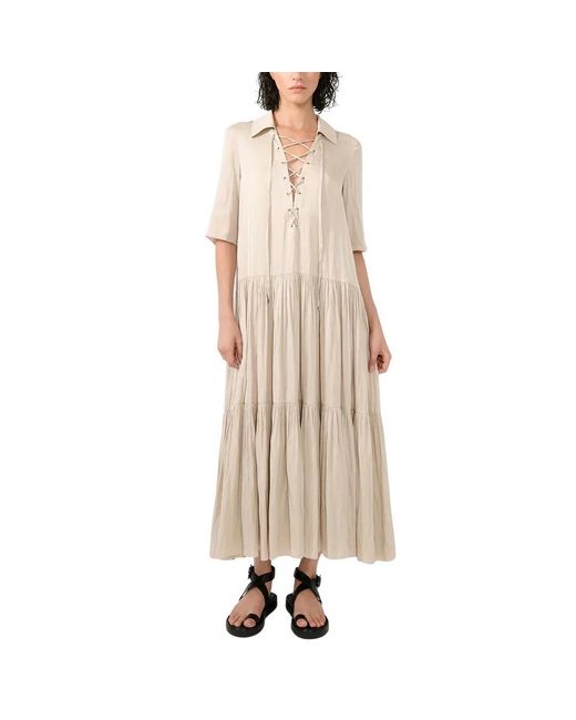 Maxi Dresses Barbara Bui de color Natural