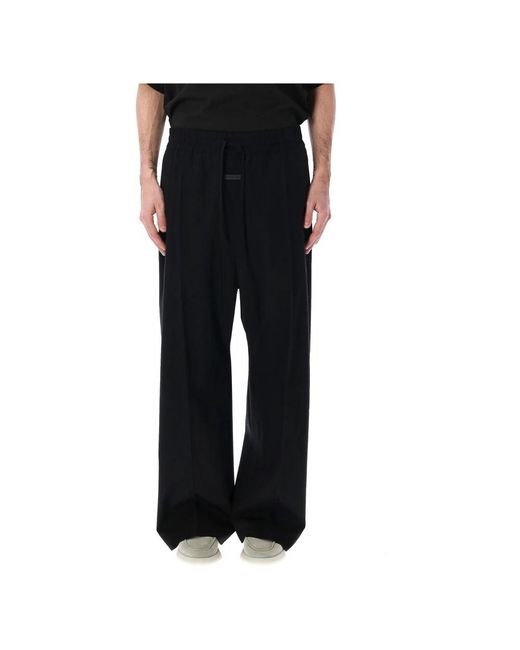 Fear Of God Black Wide Trousers for men