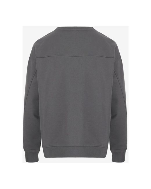 Pinko Gray Sweatshirt Mit Verziertem Ausschnitt