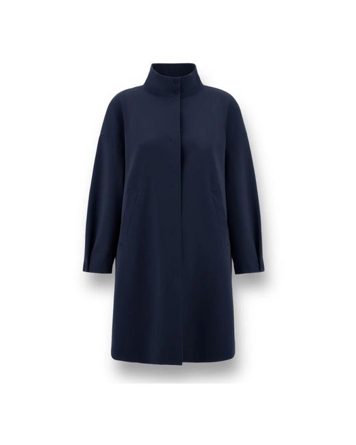 Herno Blue Single-Breasted Coats