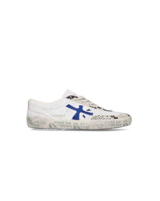 Premiata White David Sneakers