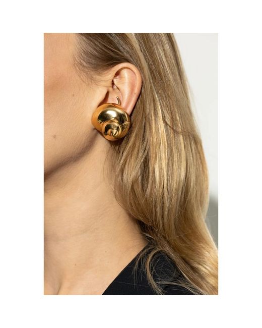 Earrings Versace en coloris Metallic