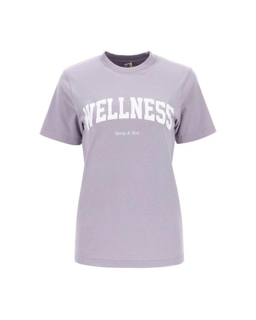 Tops > t-shirts Sporty & Rich en coloris Purple