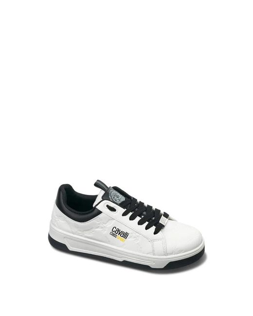 Class Roberto Cavalli White Sneakers for men