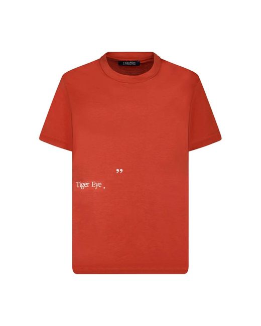 Max Mara Red T-Shirts
