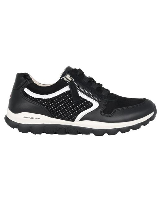 Gabor Black Walking Rolling Sneaker
