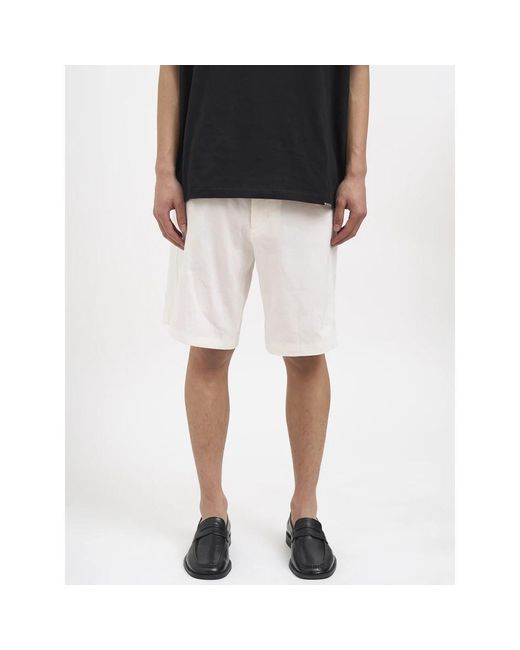 Paolo Pecora White Casual Shorts for men