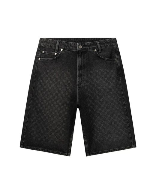 Daily Paper Baumwoll-Bermuda-Shorts in Black für Herren