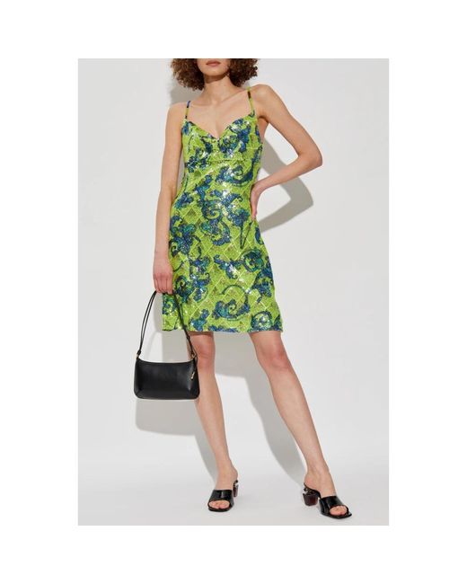Versace Jeans Couture Green Party Dresses