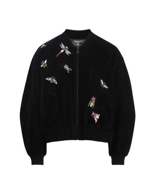 Bomber Jackets Balmain pour homme en coloris Black