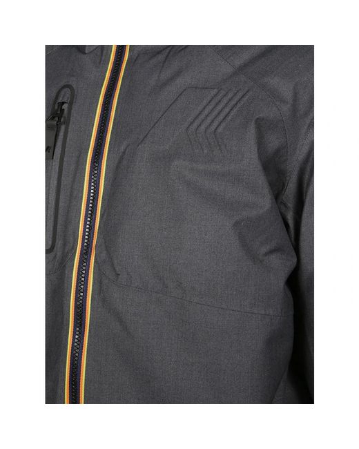 K-Way Gray Light Jackets for men