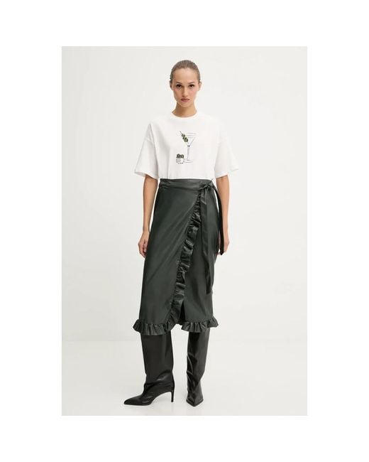 Midi Skirts Never Fully Dressed de color Black
