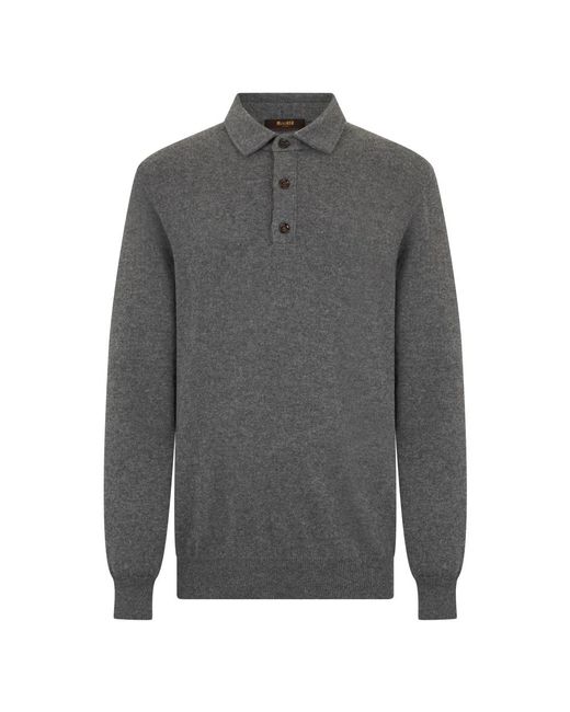 Moorer Gray Polo Shirts for men