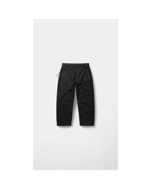 Aries Blue Straight Trousers for men