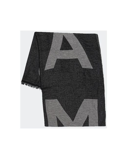 Balmain Black Winter Scarves