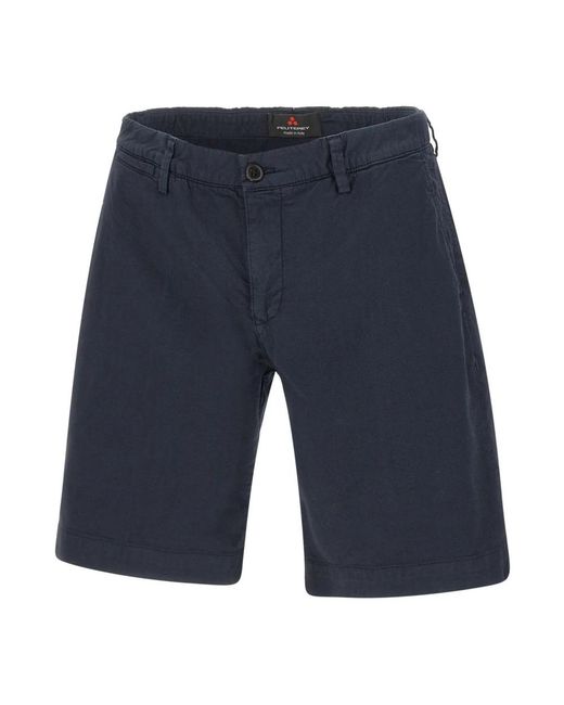 Peuterey Blue Casual Shorts for men