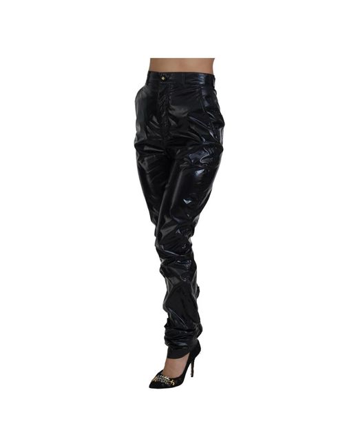 Dolce & Gabbana Black Slim-Fit Trousers