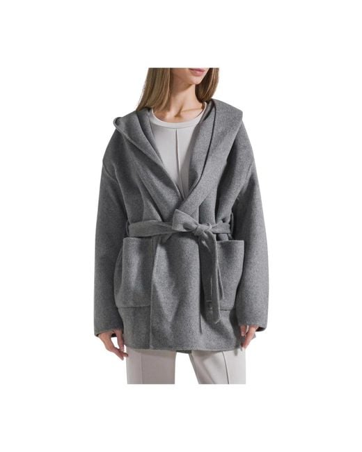Deha Gray Belted Coats
