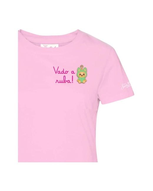 Mc2 Saint Barth Pink T-Shirts