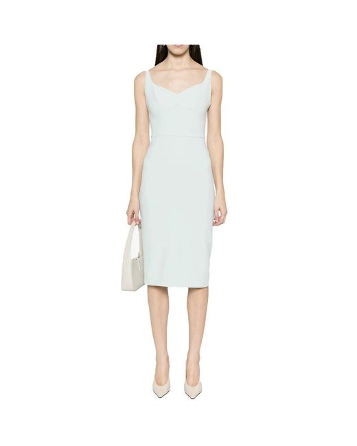 Elisabetta Franchi White Himmel kleid für frauen