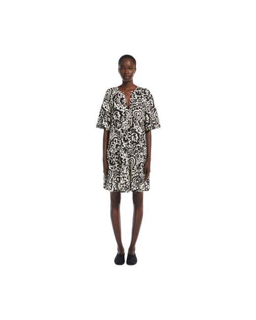 Short Dresses Max Mara de color Black